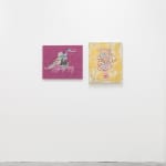 Install image of the exhibition Music Island by artist duo KeFe.