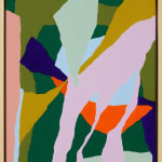 Fernanda Martinez's panting of abstract shapes and various colors