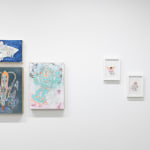 Install image of the exhibition Music Island by artist duo KeFe.