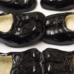 Didi Rojas black heel sculpture detail