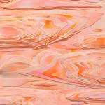 Carolynn Haydu's piece with pink and orange paper