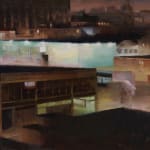 Kim Cogan painting of San Francisco nighttime landscape