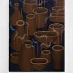 Crys Yin's painting of vases in dark colors