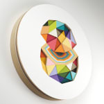 side view of artwork