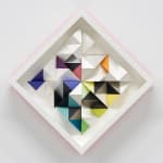 Sean Newport abstract colorful wall sculpture