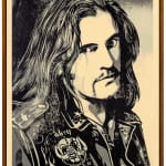 black and white portrait of Lemmy