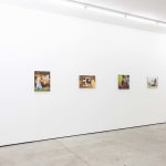 Photo of Matthew Grabelsky princess paintings hanging on white wall