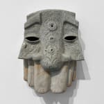 ceramic mask by artist GATS