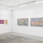 Install image of the exhibition Music Island by artist duo KeFe.