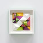 Sean Newport abstract colorful wall sculpture