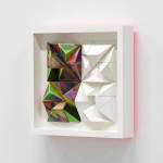 Sean Newport abstract colorful wall sculpture