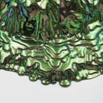 Dan Lam green blob sculpture detail