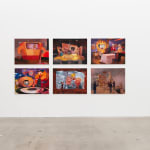 Installation image of at Hashimoto Contemporary Los Angeles of Wayne White's exhibition Jumping From Ice Floe to Ice Floe