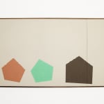 Steuart Pittman minimal painting with three shapes