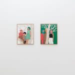 Installation view of Where Our Worlds Meet at Harman Projects Los Angeles