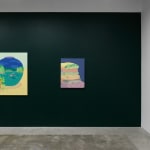 Install photo of Danym Kwon's "A Soft Day." From left to right, "The Season of You, My Dear," "You are My Favorite," "Driving Through the Summer."