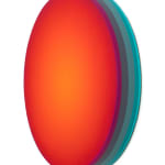 Jan Kaláb side view of bright red circle