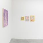 Install image of the exhibition Music Island by artist duo KeFe.