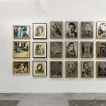 Installation view of Shepard Fairey's solo exhibition "FRACTURED" at Harman Projects, San Francisco