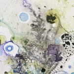 Gregory Euclide mixed media abstracted nature scene detail