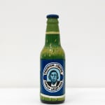 Paa Joe's sculpture of a beer bottle with Obama on it