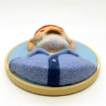 needlefelt wool portrait of Steve Zissou by Ed Mironiuk