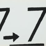 Jannis Kounellis, Untitled (carte azzurre, segnali), 1961