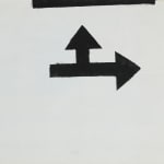 Jannis Kounellis 60, Untitled (carte azzurre, segnali), 1961