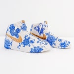 Brock DeBoer porcelain Air Jordan 1 porcelain sneakers