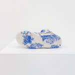 Brock DeBoer Toiled Junior size Jordan 1 porcelain sneaker