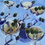 Erika Lee Sears "Olives Versus Martin" original oil painting