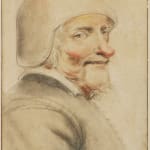 Lagneau, Portrait of a man in three-quarter view, wearing a cap/ Portrait d'un homme de trois-quart, coiffé d'un bonnet