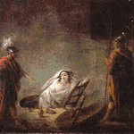 Jean-Frédéric Schall, The Torture of the Vestal Virgin/ Le supplice de la vestale, ca. 1789