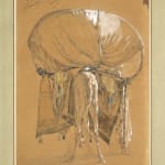 Gustave Guillaumet, Study of a camel loaded with a Palanquin seen from behind/ Etude d’un chameau chargé d’un « palanquin...