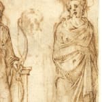 Girolamo Sellari, known as Girolamo da Carpi, (Attributed to) Apollo and Calliope (Melpomene and Polymnia on the verso) , ca....