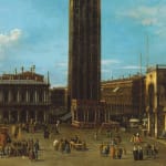 Giacomo Guardi, View of Piazza San Marco/ Vue de la place Saint-Marc