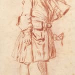 Charles Parrocel, Etude de garde suisse (au recto) ; Etude de personnage oriental (au verso) ; deux études pour L’Arrivée...
