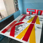 Tyrrell Winston, Tiki Taka (Red and Yellow), 2025