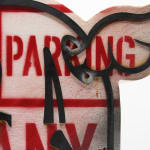 D*Face x Shepard Fairey, Tagged Signs - Unique 50/50, 2023