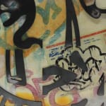 D*Face x Shepard Fairey, Tagged Signs - Unique 50/50, 2023