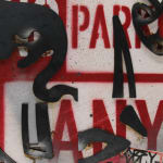 D*Face x Shepard Fairey, Tagged Signs - Unique 50/50, 2023
