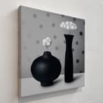 Yohta Matsuoka, Black pots and cloud : Red, 2024