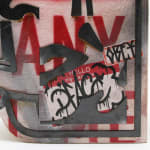 D*Face x Shepard Fairey, Tagged Signs - Unique 50/50, 2023