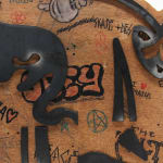 D*Face x Shepard Fairey, Tagged Signs - Unique 50/50, 2023