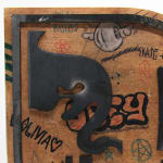 D*Face x Shepard Fairey, Tagged Signs - Unique 50/50, 2023