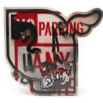D*Face x Shepard Fairey, Tagged Signs - Unique 50/50, 2023