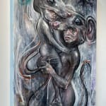 Sandra Chevrier, La Cage et le noir Charbon Print, 2018