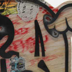 D*Face x Shepard Fairey, Tagged Signs - Unique 50/50, 2023