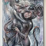 Sandra Chevrier, La Cage et le noir Charbon Print, 2018