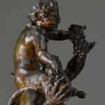 Giuseppe Piamontini, Faun and Satyr, Model conceived in 1698, this example cast c. 1717